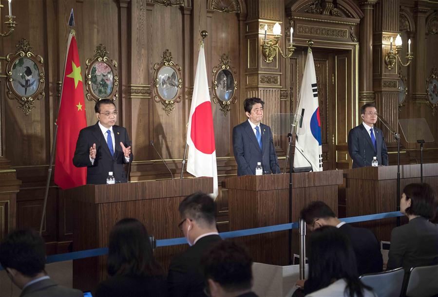 JAPAN-TOKYO-CHINA-LI KEQIANG-LEADERS' MEETING-PRESS