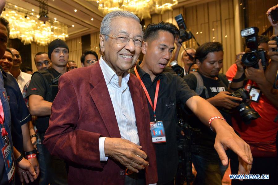 MALAYSIA-PETALING JAYA-GENERAL ELECTION-OPPOSITION ALLIANCE-PAKATAN HARAPAN-LEADING