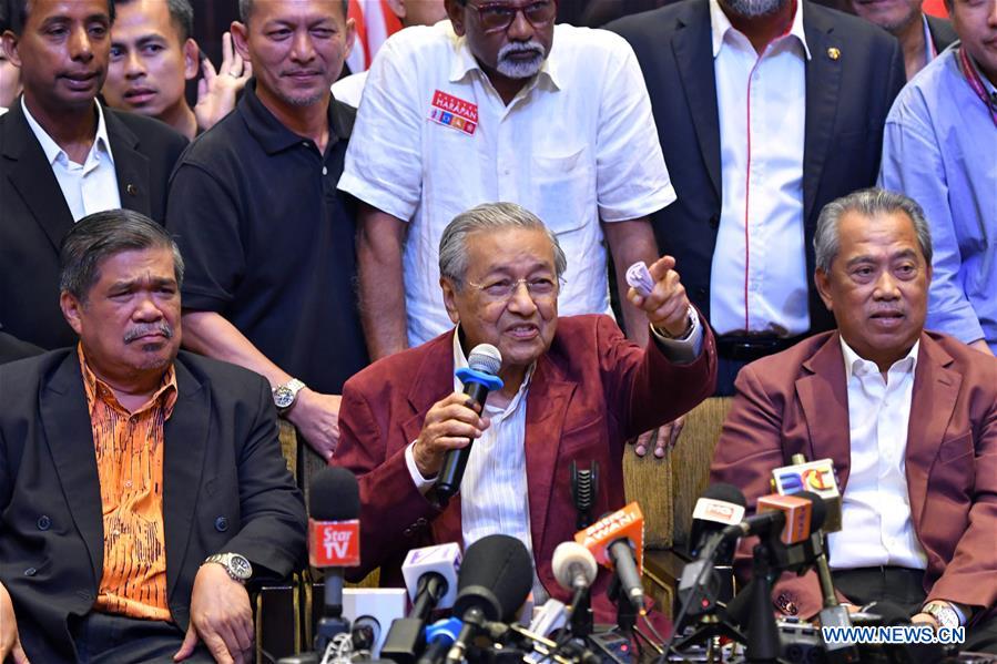 MALAYSIA-PETALING JAYA-GENERAL ELECTION-OPPOSITION ALLIANCE-PAKATAN HARAPAN-LEADING