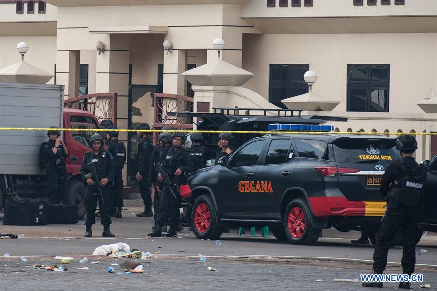 INDONESIA-DEPOK-RIOT-SURRENDER