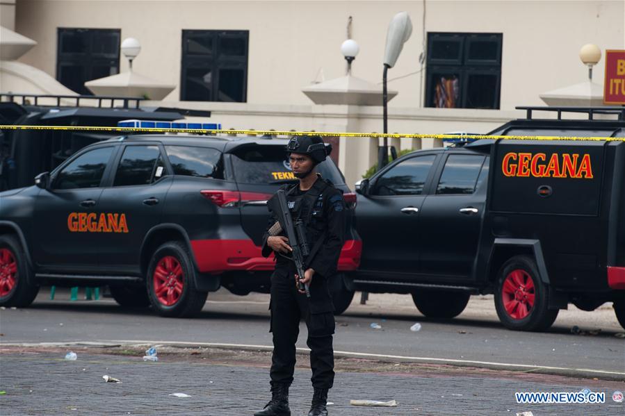 INDONESIA-DEPOK-RIOT-SURRENDER