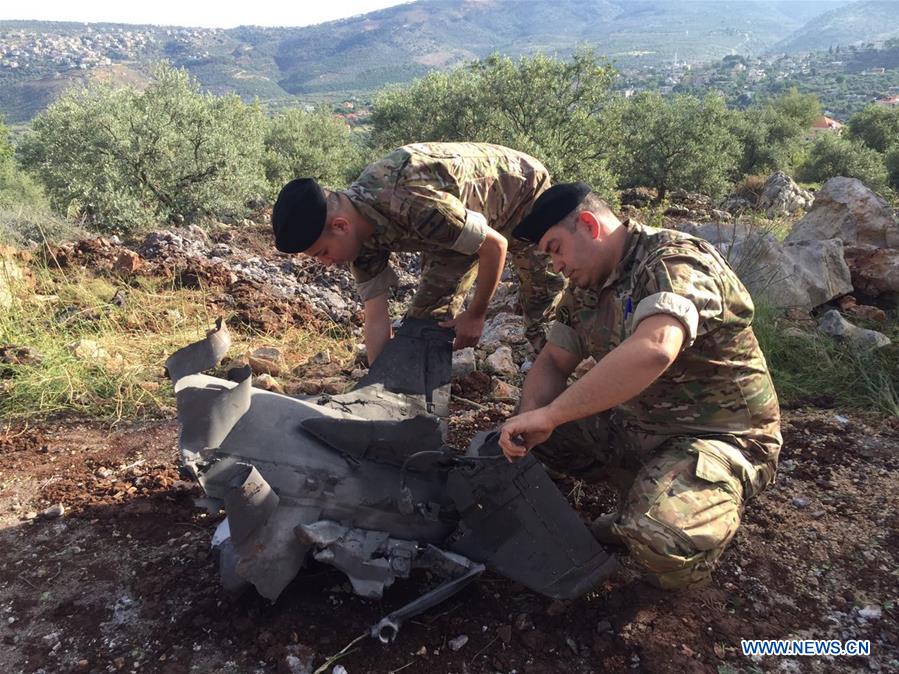LEBANON-MISSILE WRECKAGE