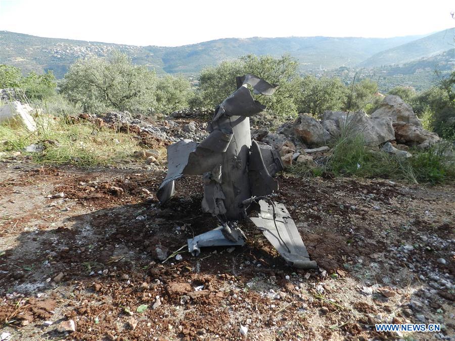 LEBANON-MISSILE WRECKAGE