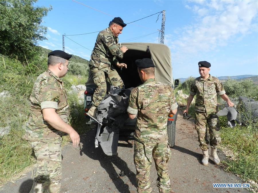 LEBANON-MISSILE WRECKAGE