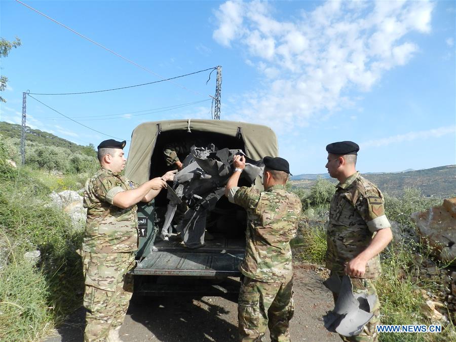 LEBANON-MISSILE WRECKAGE