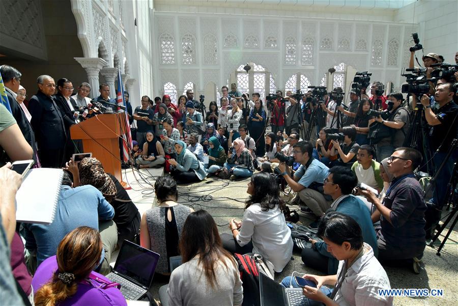 MALAYSIA-KUALA LUMPUR-MAHATHIR-PRESS CONFERENCE