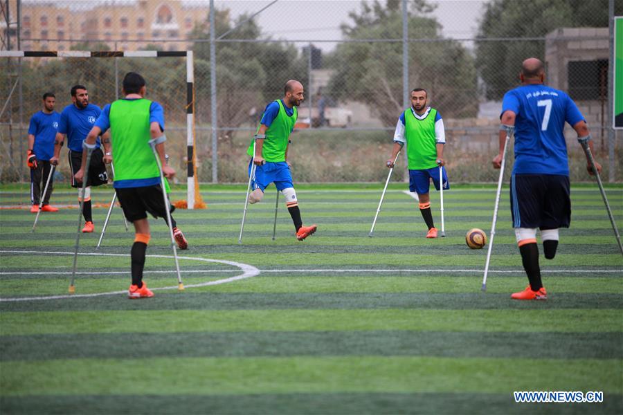 (SP)MIDEAST-GAZA-SOCCER-AMPUTEES