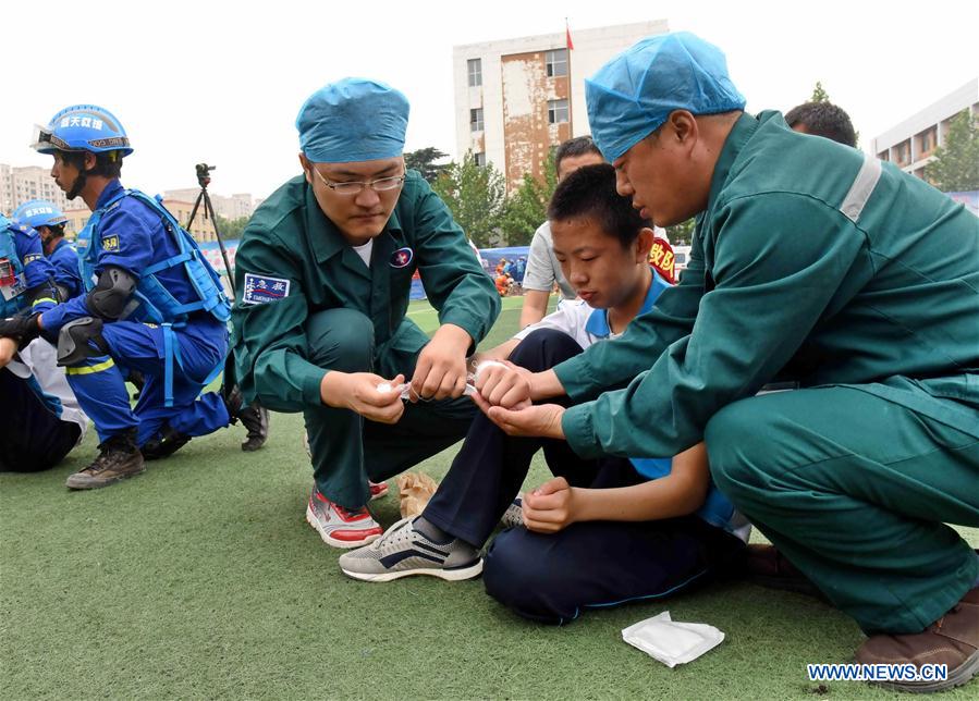 CHINA-HEBEI-DISASTER-EARTHQUAKE-DRILL (CN)