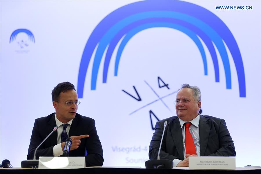 GREECE-SOUNION-VISEGRAD GROUP-BALKAN EU MEMBERS-MEETING