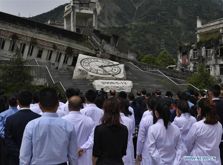 CHINA-SICHUAN-WENCHUAN-EARTHQUAKE-ANNIVERSARY-MEMORIAL CEREMONY (CN)