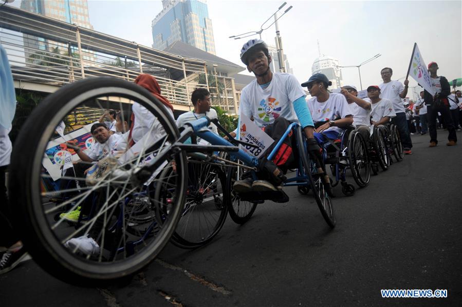 (SP)INDONESIA-JAKARTA-100 DAYS-ROAD TO ASIAN GAMES