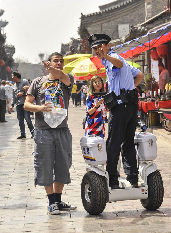 #CHINA-SHANXI-PINGYAO-POLICE-PATROL-TOURISM (CN)