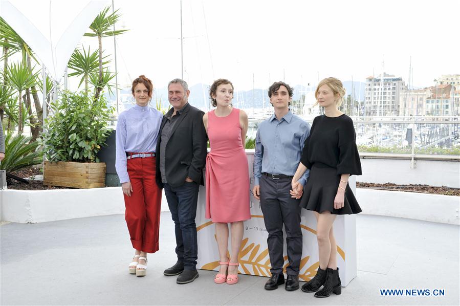 FRANCE-CANNES-71ST INTERNATIONAL FILM FESTIVAL-HAPPY AS LAZZARO-PHOTOCALL
