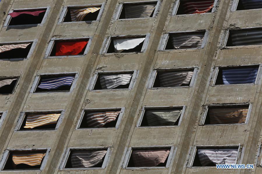 LEBANON-BEIRUT-MURR TOWER-ART