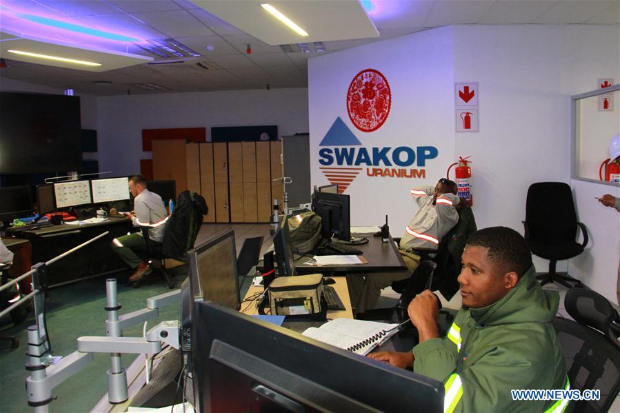NAMIBIA-SWAKOPMUND-HUSAB URANIUM MINE