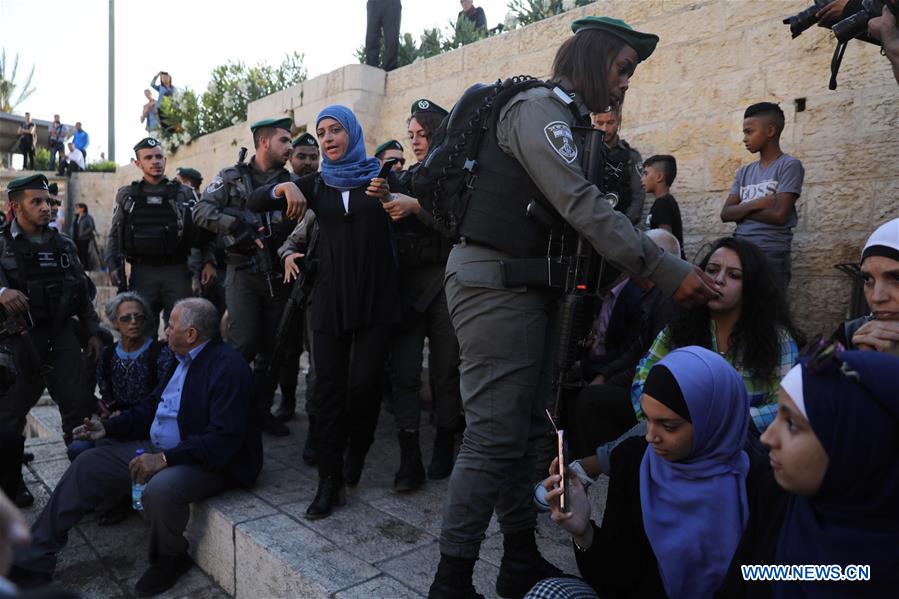 MIDEAST-JERUSALEM-PROTEST