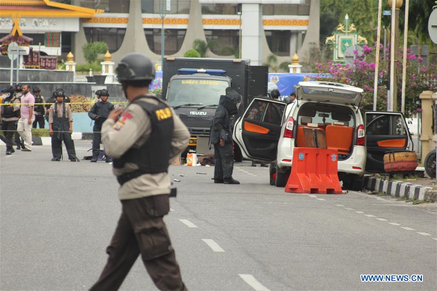 INDONESIA-RIAU-POLICE HEADQUARTER-BOMB ATTACK