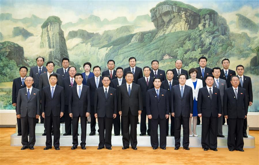 CHINA-BEIJING-XI JINPING-DPRK-WPK-FRIENDSHIP VISITING GROUP-MEETING (CN)