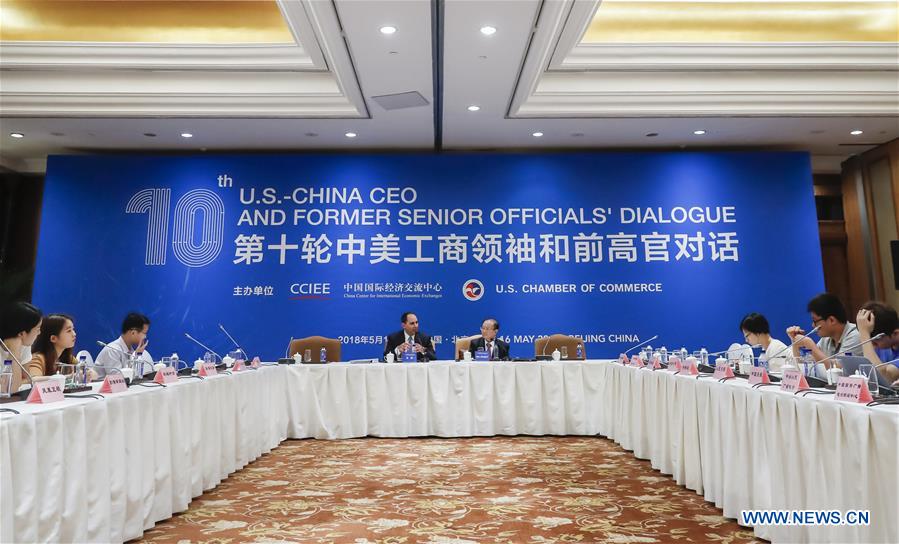 CHINA-BEIJING-US-CEO-FORMER SENIOR OFFICIALS-DIALOGUE (CN)
