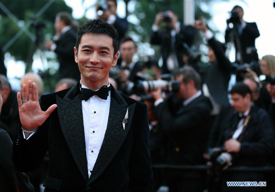 FRANCE-CANNES-71ST INTERNATIONAL FILM FESTIVAL-HUANG XIAOMING-RED CARPET