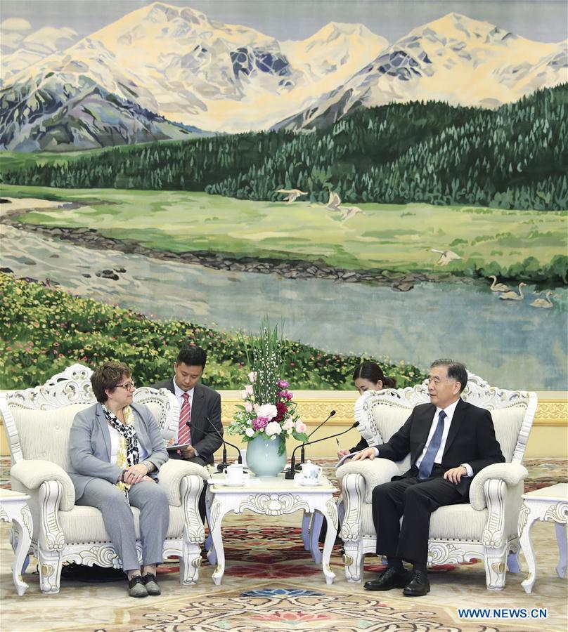 CHINA-BEIJING-WANG YANG-FRENCH GUEST-MEETING (CN)