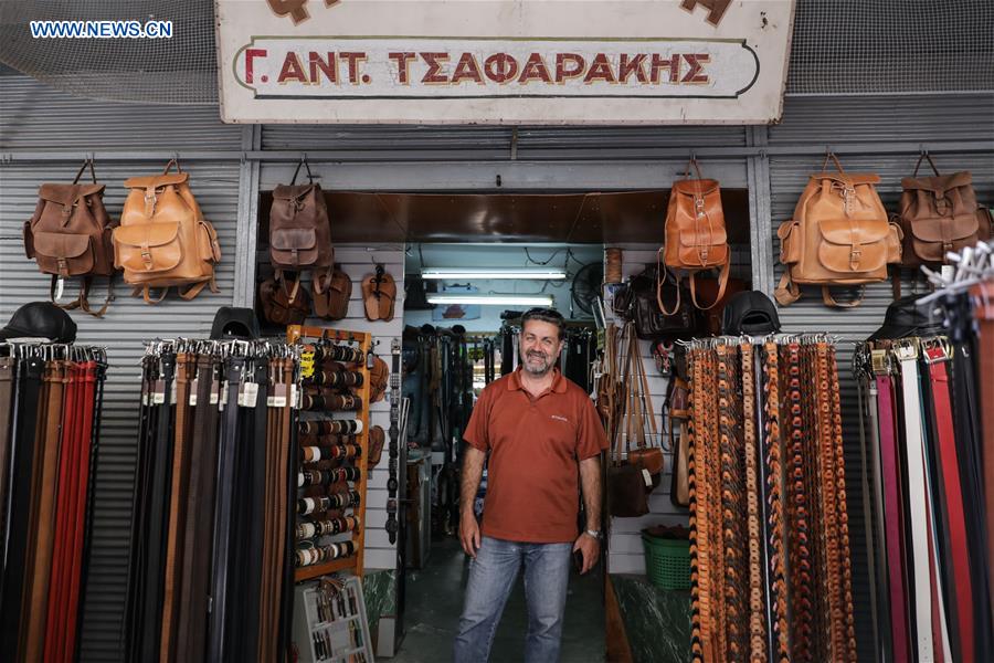 GREECE-CHANIA-TRADITIONAL BOOTS MAKER