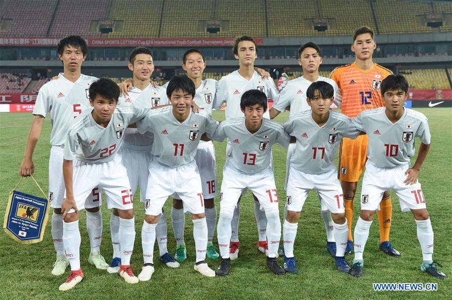(SP)CHINA-JIANGSU-JIANGYIN-FOOTBALL-CFA INTERNATIONAL YOUTH TOURNAMENT-JPN VS KYR