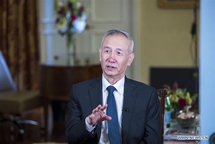 U.S.-WASHINGTON-CHINA-LIU HE-INTERVIEW