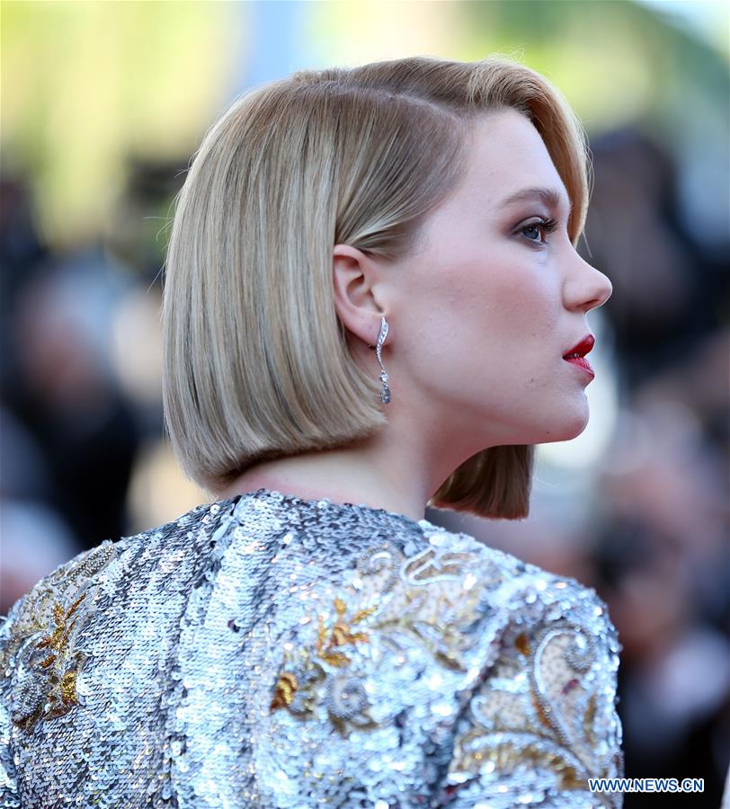 Lea Seydoux during the Red carpet of film Cold war at 71st Cannes