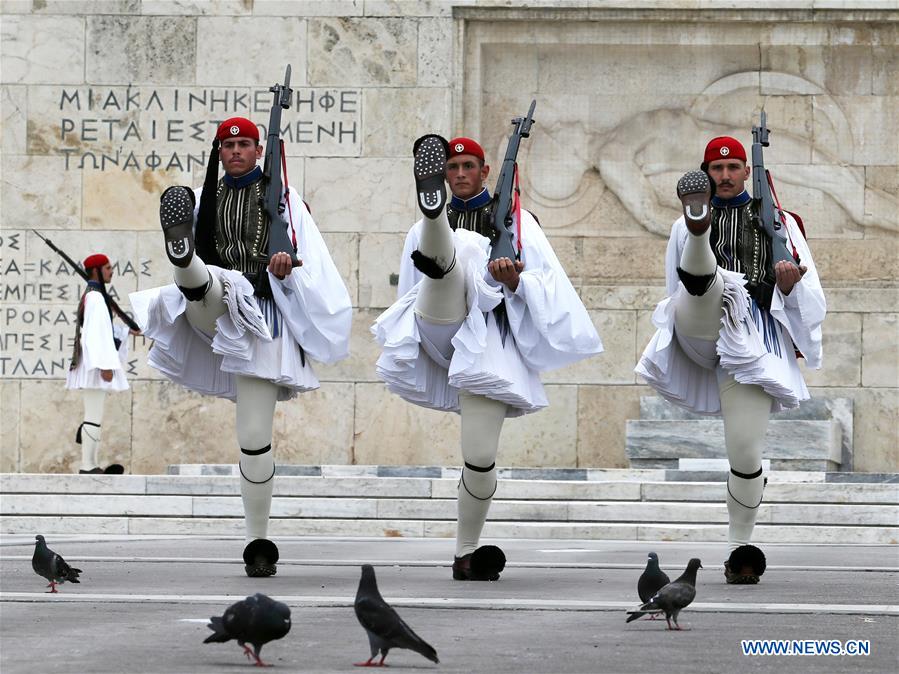 GREECE-ATHENS-PRESIDENTIAL GUARD-CHANGING
