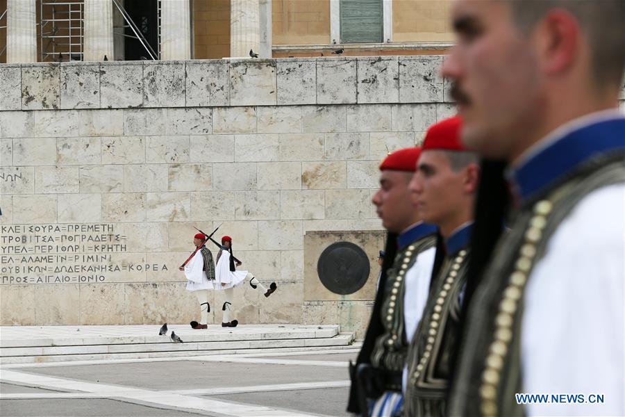 GREECE-ATHENS-PRESIDENTIAL GUARD-CHANGING