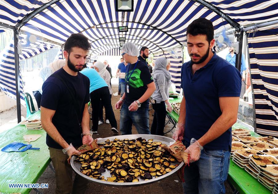 叙利亚大马士革 - 斋月慈善餐