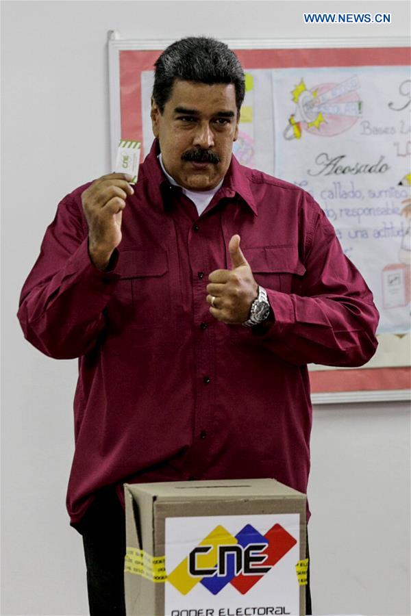 VENEZUELA-PRESIDENTIAL ELECTION-MADURO REELECTION