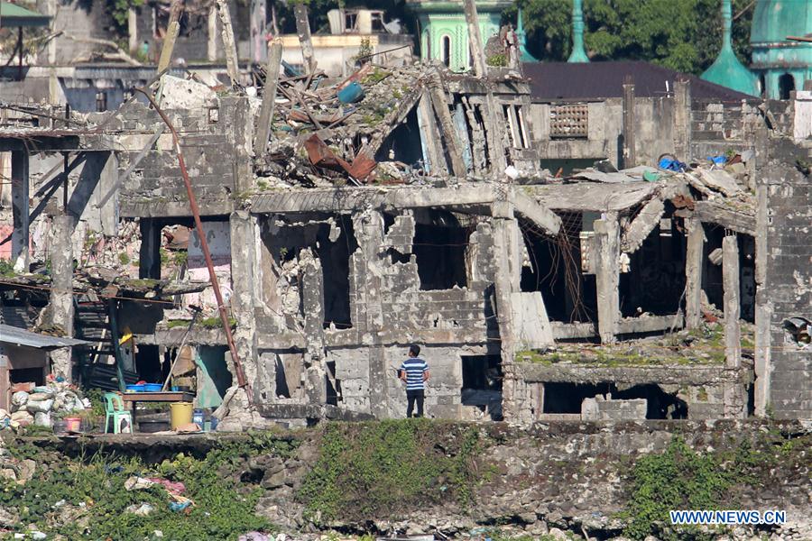 PHILIPPINES-MARAWI CITY-DESTROYED HOUSES