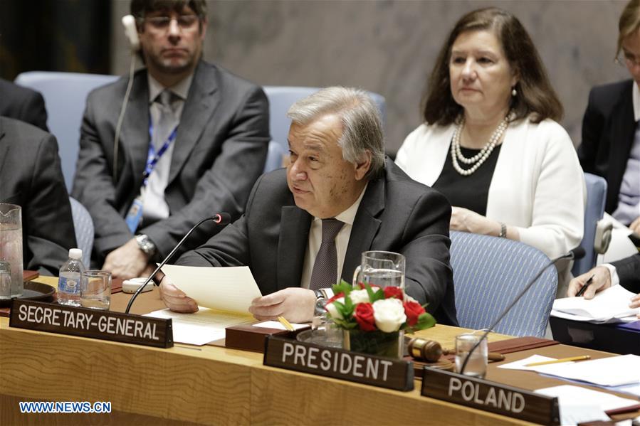 UN-SECURITY COUNCIL-MEETING-CIVILIANS-ARMED CONFLICTS-PROTECTION