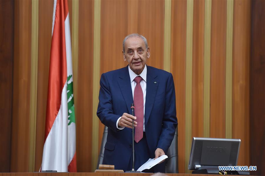 LEBANON-BEIRUT-PARLIAMENT-NEW SPEAKER