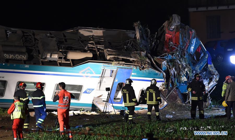 ITALY-TRAIN ACCIDENT