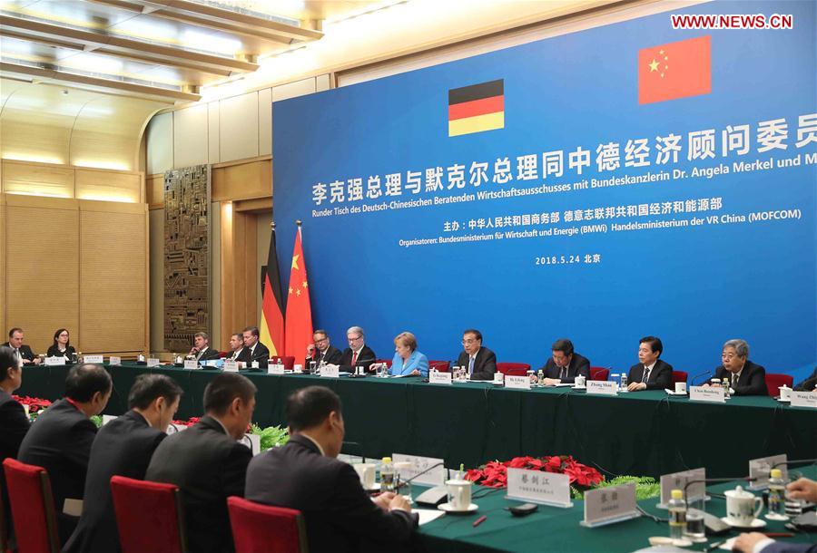 CHINA-BEIJING-GERMANY-LI KEQIANG-MERKEL-MEETING (CN)