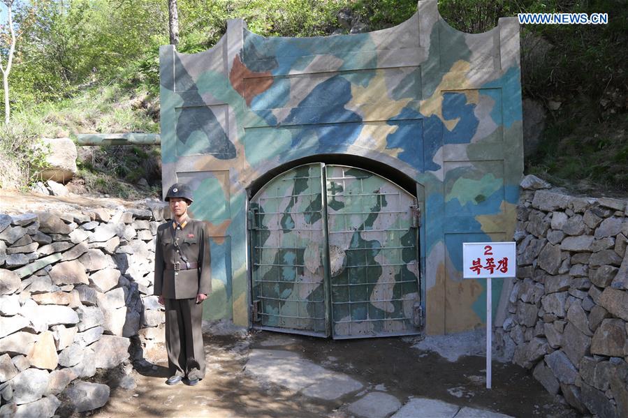 DPRK-PUNGGYE-RI-NUCLEAR TEST SITE-DEMOLITION