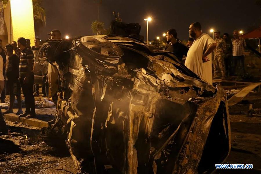 LIBYA-BENGHAZI-CAR-EXPLOSION