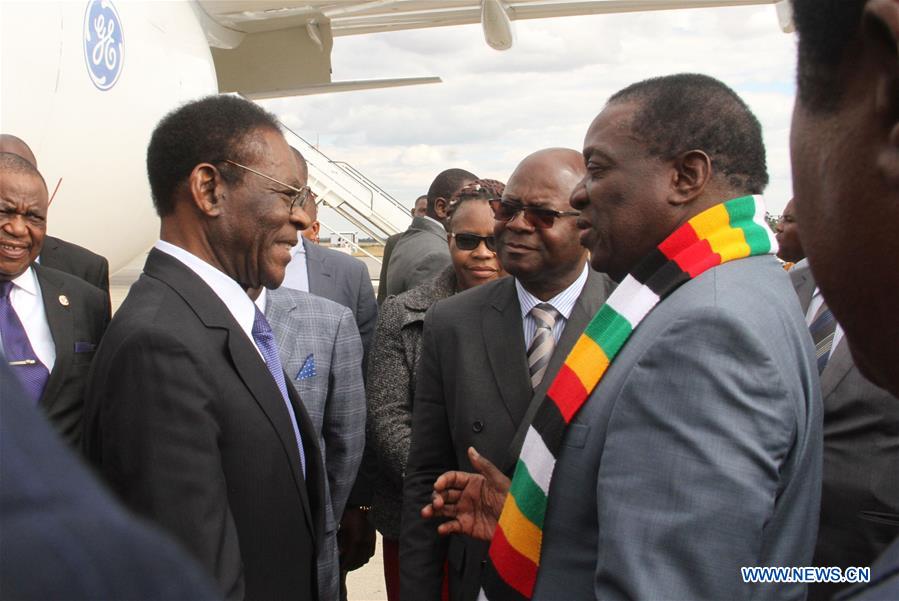 ZIMBABWE-HARARE-EQUATORIAL GUINEAN PRESIDENT-VISIT