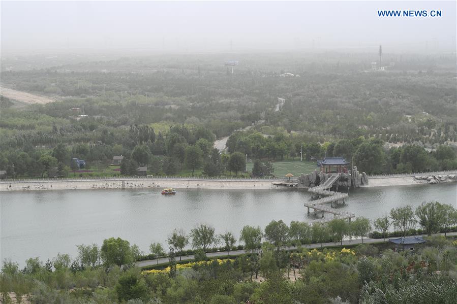 CHINA-NINGXIA-WIND AND SAND WEATHER(CN)