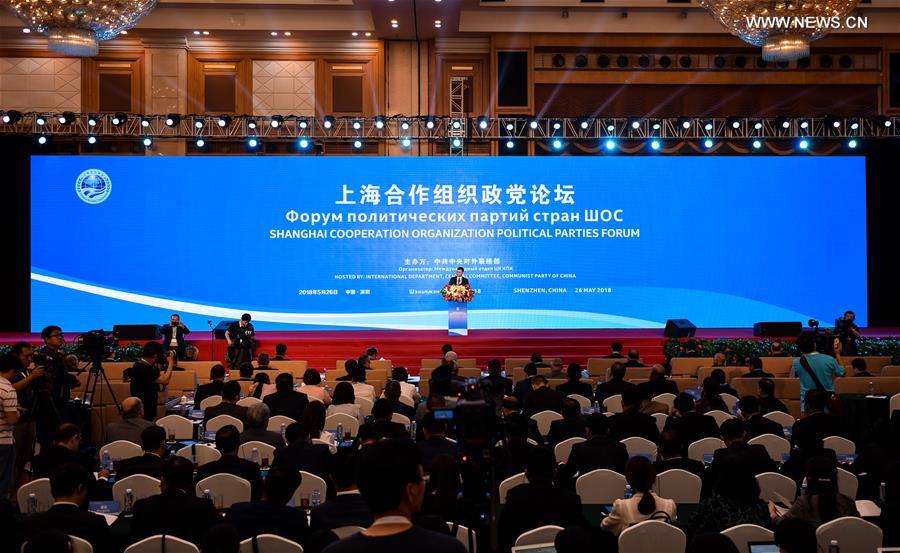 CHINA-SHENZHEN-SCO-POLITICAL PARTIES FORUM (CN)