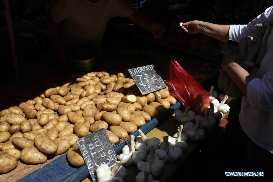 GREECE-ATHENS-FARMER MARKET-ECONOMY