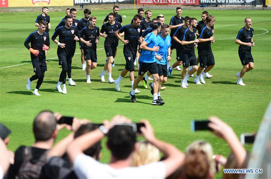 Croatia Holds Training Session For 18 Fifa World Cup Xinhua English News Cn