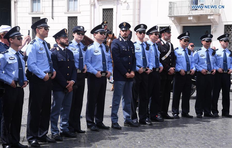 ITALY-ROME-CHINA-POLICE-COOPERATION