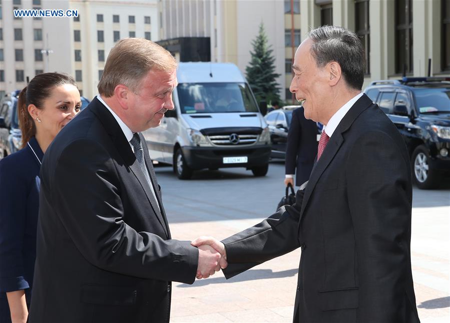 BELARUS-MINSK-WANG QISHAN-VISIT
