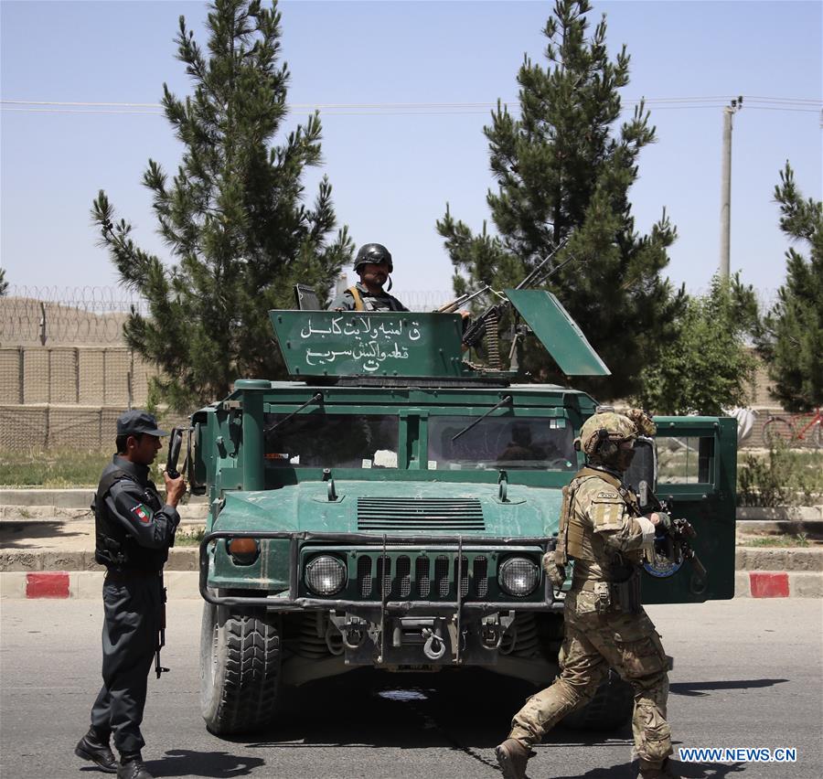 AFGHANISTAN-KABUL-BLAST-GUNFIRE