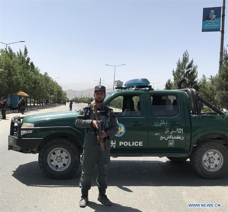 AFGHANISTAN-KABUL-BLAST-GUNFIRE