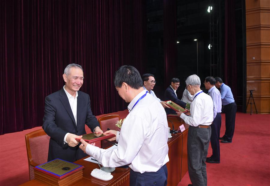 CHINA-BEIJING-LIU HE-ACADEMICIAN-REPORT(CN)